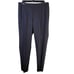 Gunex Pants Women's 8 Charcoal Pinstripe Stretch Wool Italian Career Tapered Leg