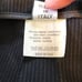 Gunex Pants Women's 8 Charcoal Pinstripe Stretch Wool Italian Career Tapered Leg