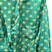 Victorias Secret Gold Label Large Green Button Front Pajama Bed Shirt Crest