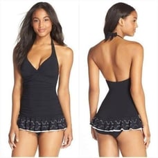 Profile by Gottex Halter Laser Cutout Sw