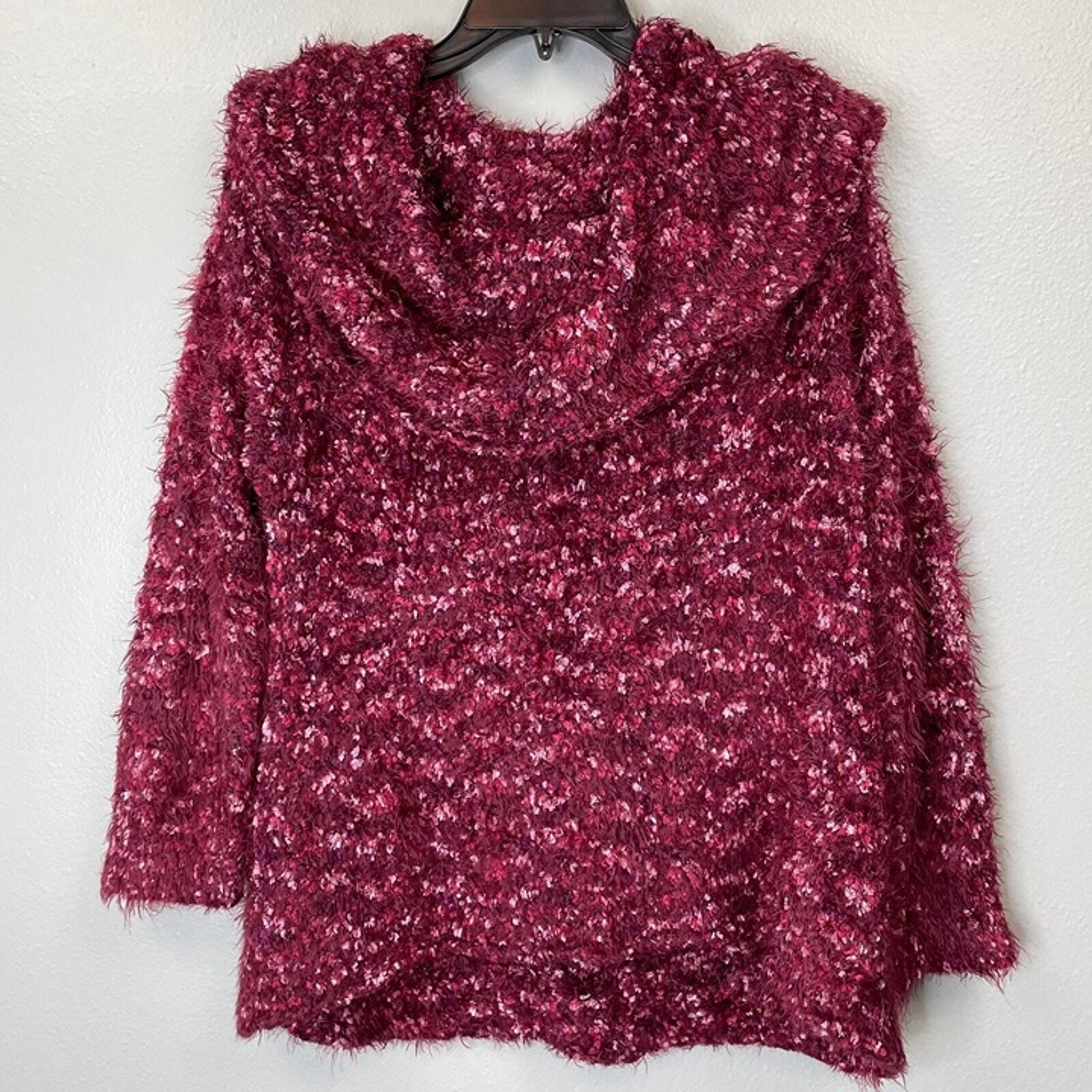 Knox Rose Womens Pullover Sweater Red Long Sleeve Cowl Neck Knit XXL