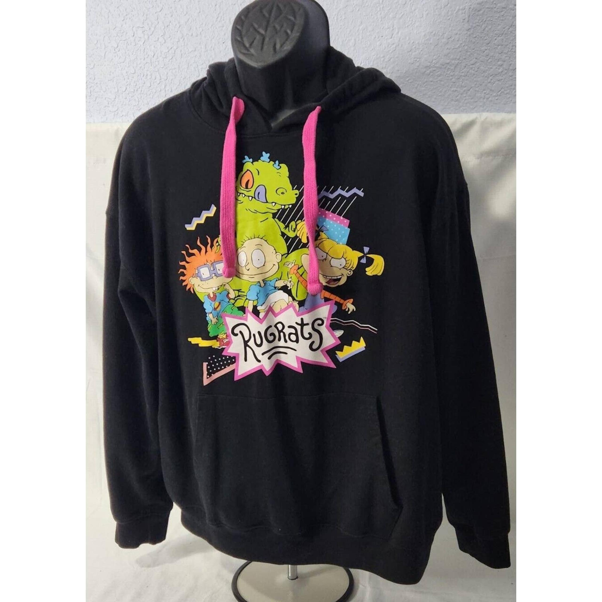 Nickelodeon The Rugrats Cartoon Chuckie, Tommy Pickles Hoodie XXXL(21) Junior SZ