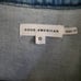 GOOD AMERICAN DENIM ZIP UP JUMPSUIT, SIZE 0