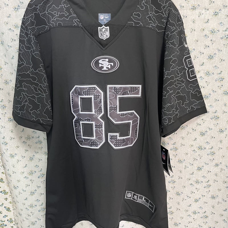 Nike George Kittle Black San Francisco 49ers RFLCTV