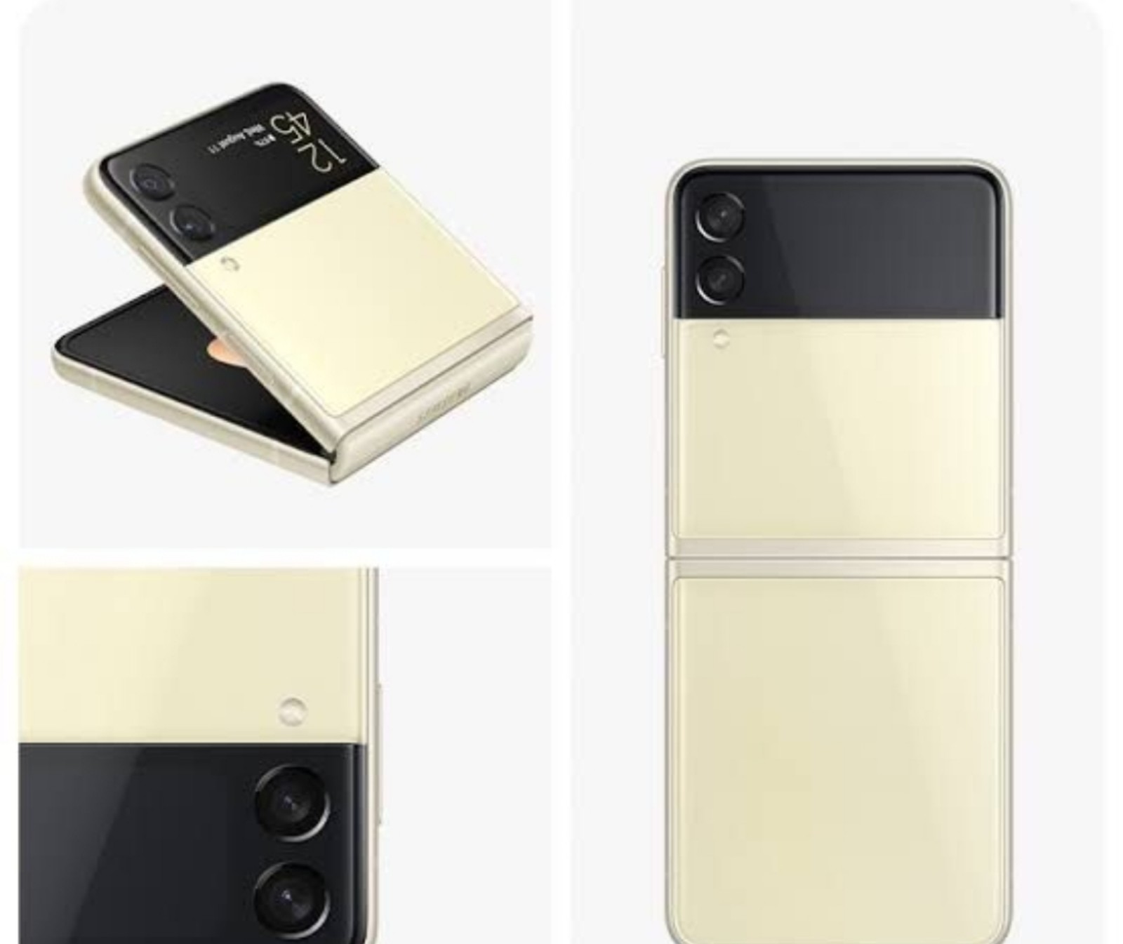 Galaxy Z Flip3 5G クリーム 128 GB au 中古（SM-F711BZEAEUA