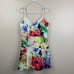 Black Halo Campania Mini Dress Womens 6 Colorful Floral Fit Flare Sun Dress