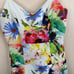 Black Halo Campania Mini Dress Womens 6 Colorful Floral Fit Flare Sun Dress