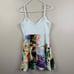 Black Halo Campania Mini Dress Womens 6 Colorful Floral Fit Flare Sun Dress