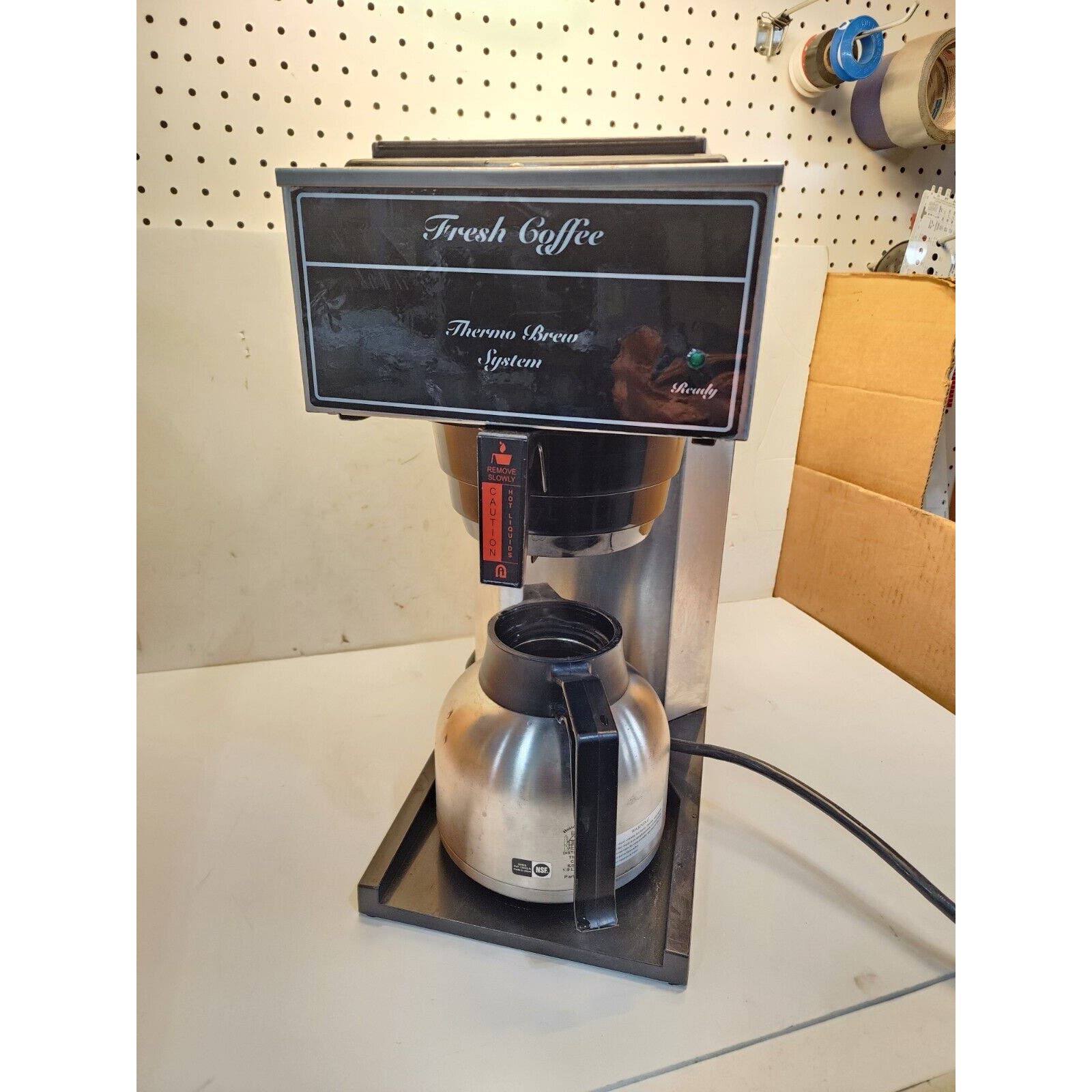 Newco AK-TC Commercial Stainless Steel Pour Over Coffee Brewer 115v