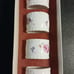 4 Vintage Coalport China Napkin Ring Shrewsbury Rose Original Box Hard To Find