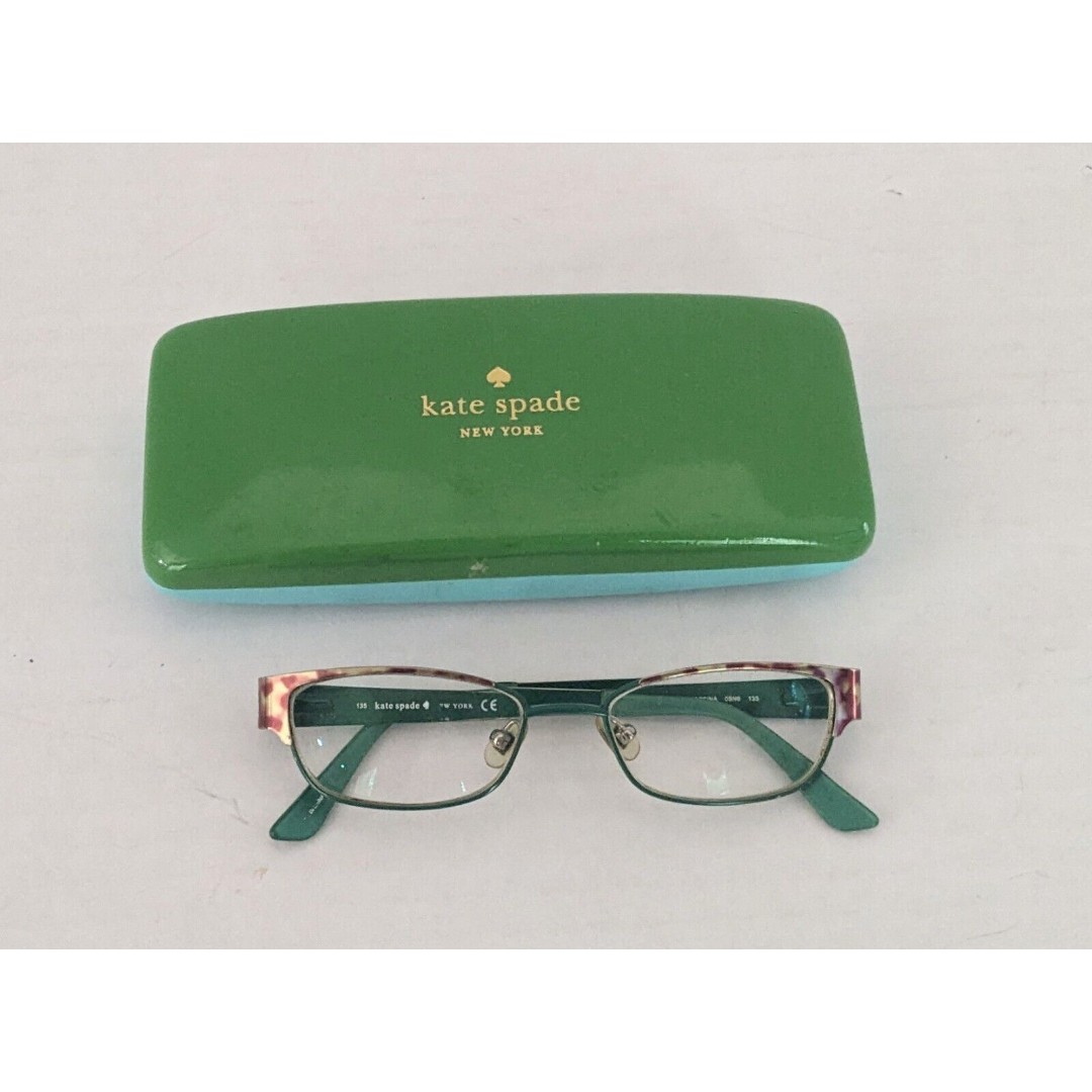 Kate Spade Jossina 0SN6 Tortoise Brown Green Eyeglasses Frames 49 16 3-3 Fashion
