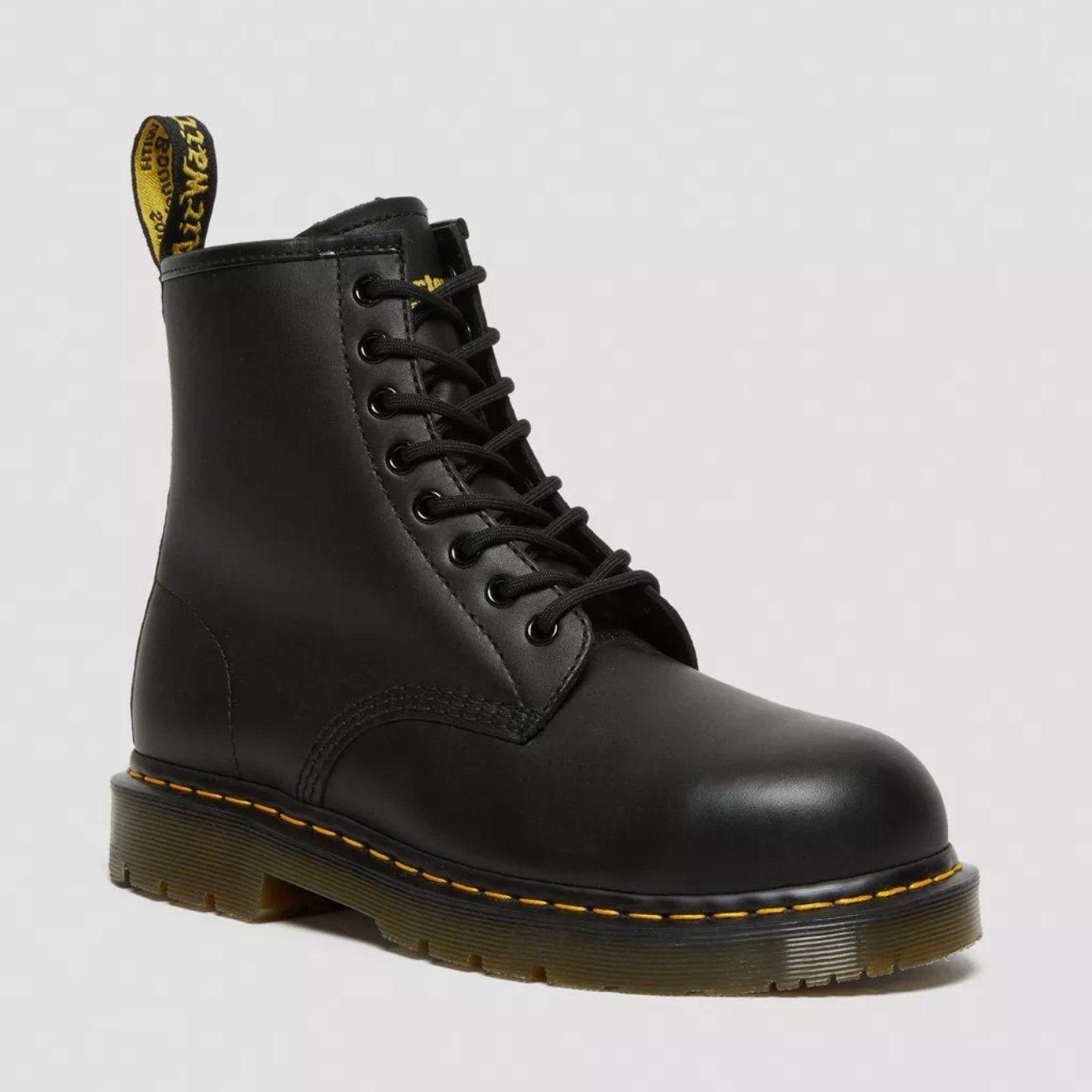 Dr. Marten’s 1460 Slip Resistant Steel Toe Boots in Black Size 7 Mens / 8 Womens