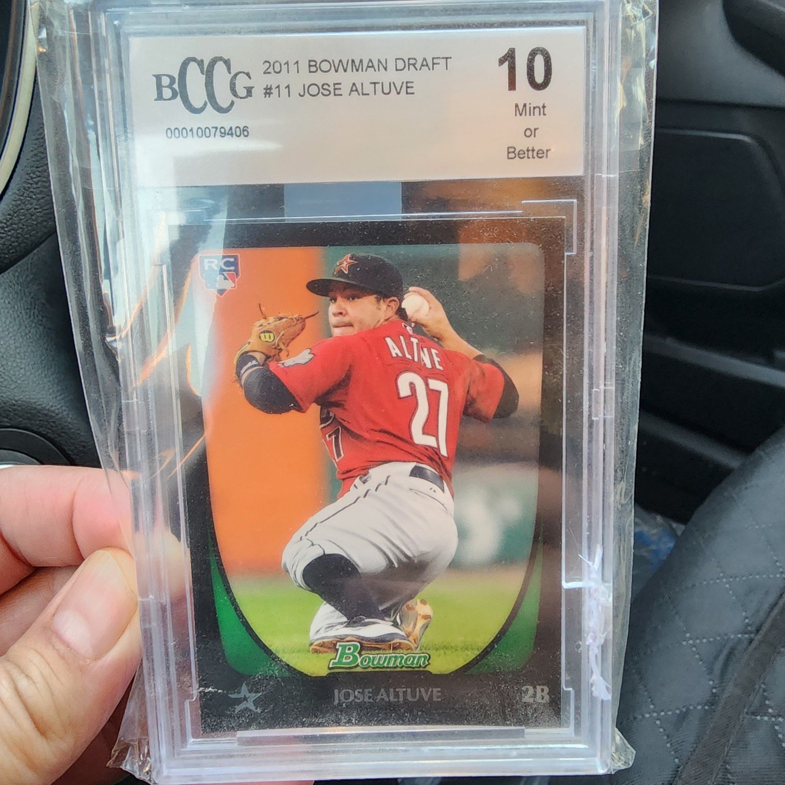 Altuve Bowman Rookie Card Rated 10 Mint