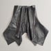 Sami Miro Vintage x REVOLVE Zip Front Tube Top Uneven Hem Black Leather Small