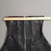 Sami Miro Vintage x REVOLVE Zip Front Tube Top Uneven Hem Black Leather Small