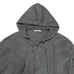 Alice + Olivia Wool Blend Sweater Hoodie SIZE M Gray Knit Pullover