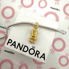 New Authentic PANDORA Gold Marvel The Avengers Infinity Gauntlet Charm 760661C01
