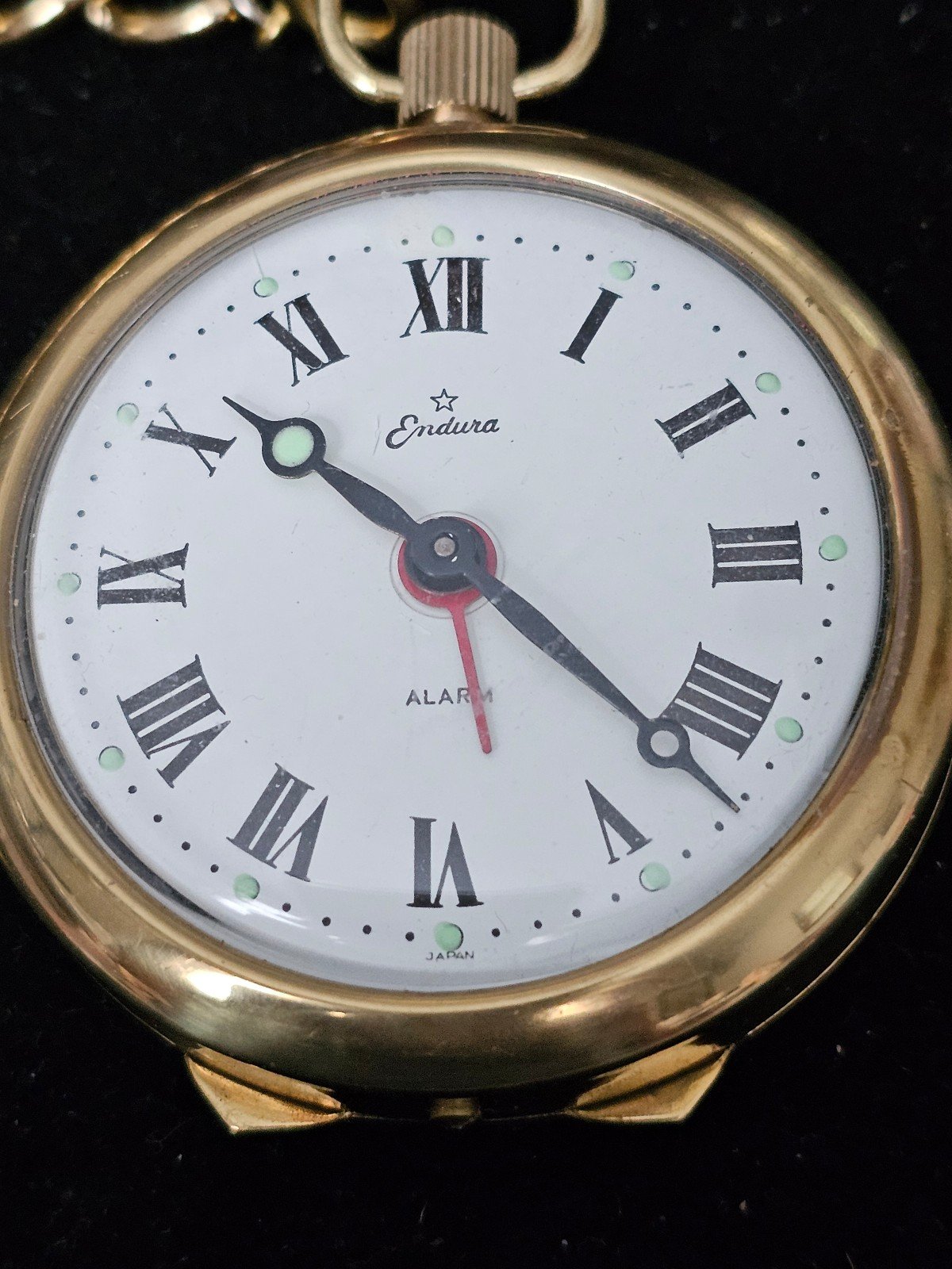 ENDURA ALARM CLOCK JAPAN WITH CHAIN