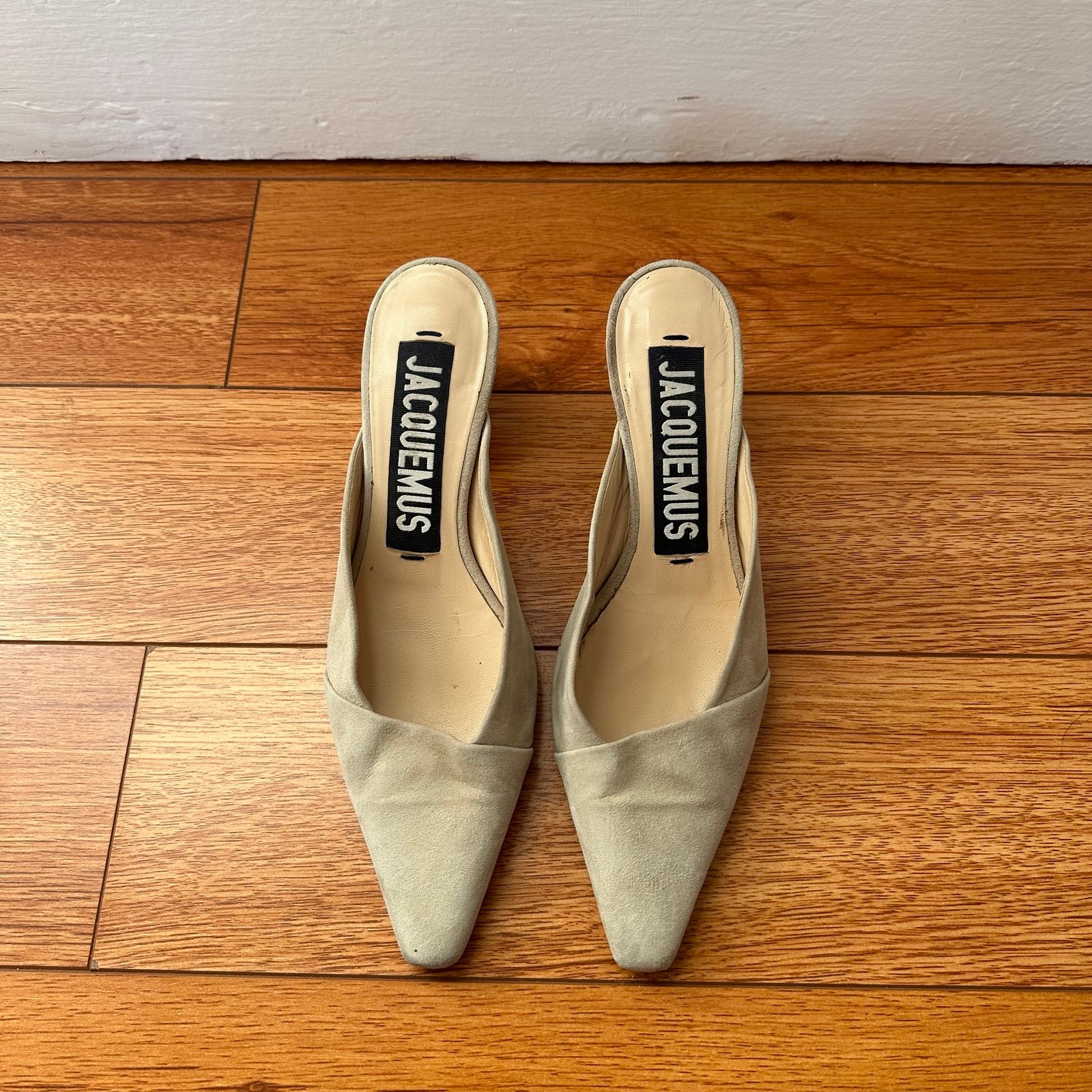 Jacquemus Sao Geometric heel mules