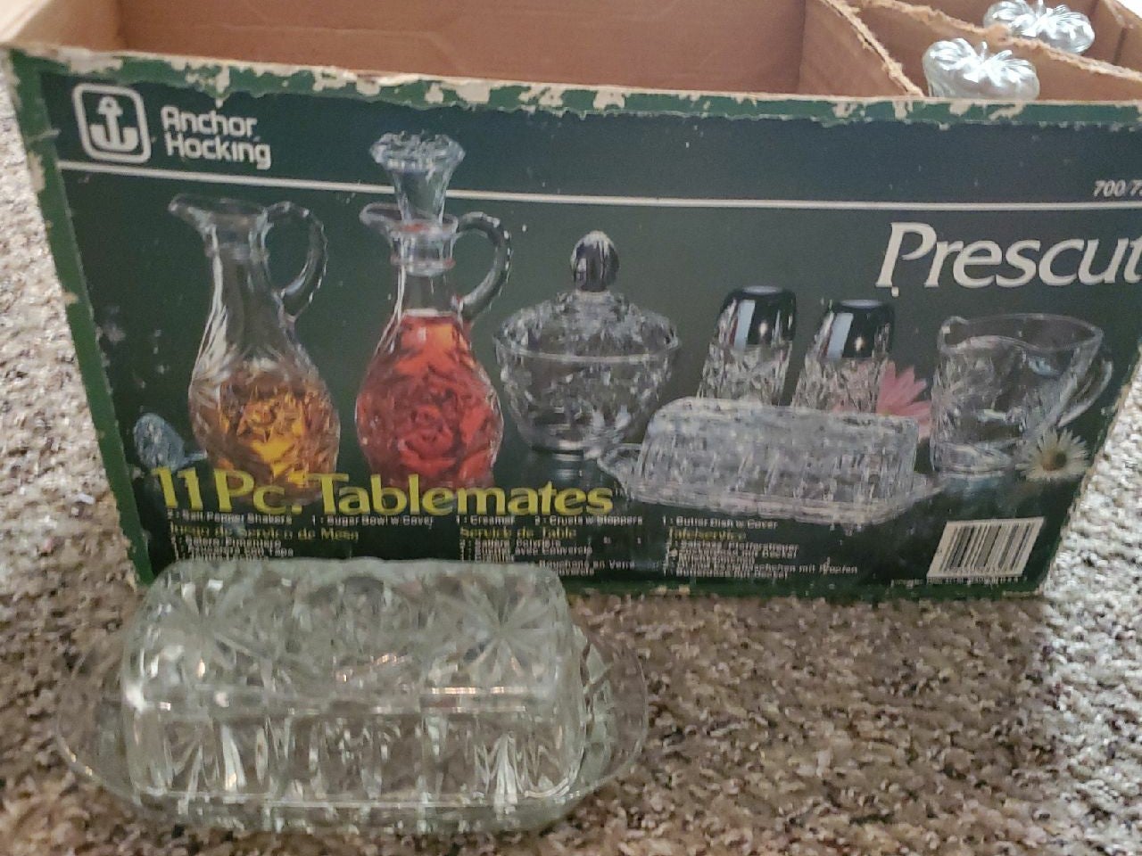 Vintage Anchor Hocking Glass Tablemate s