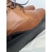 NIB Report Mens Oxford Sz 10.5 M Brown Light Tan Two Tone Dress Shoe