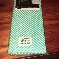 NWT! 4-packs of 4 Cloth Napkins
