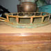 Antique natural occurring green oxidation copper artifacts