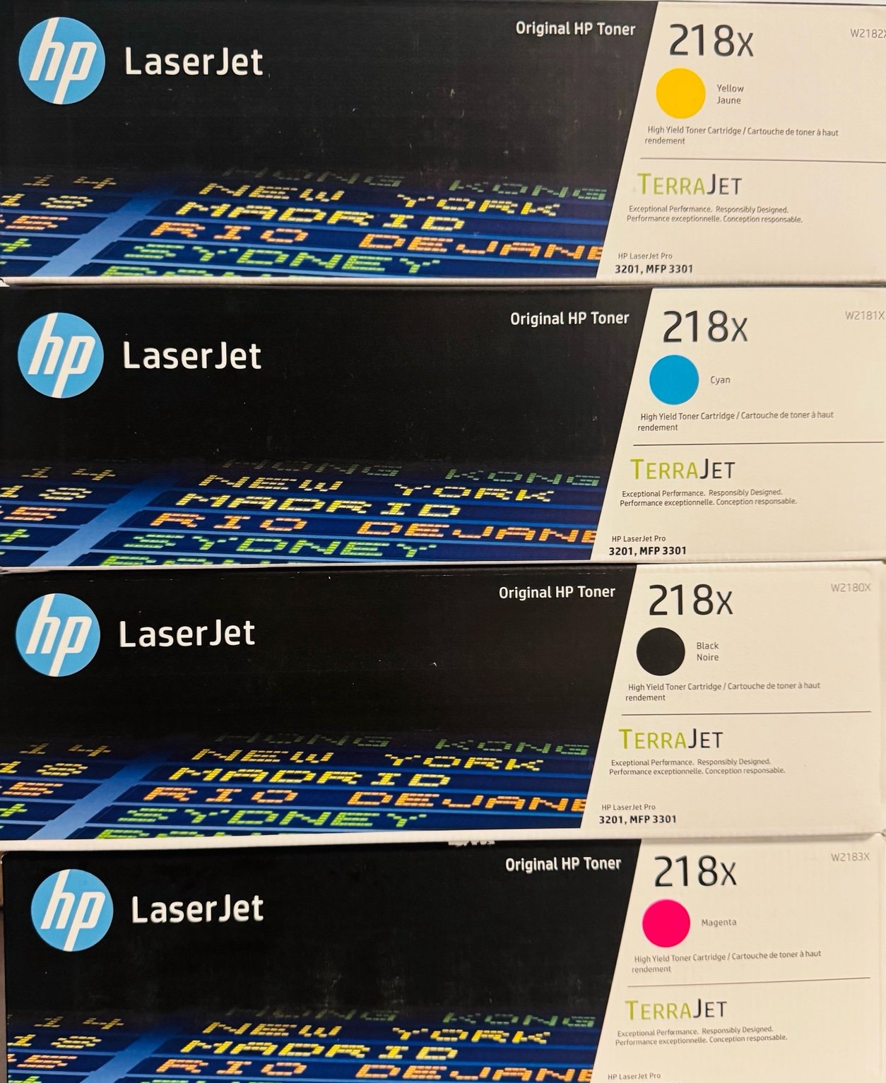 NEW 3 PACK HP High-Yield Toner Cartridge | Works with Color Laserjet Pro