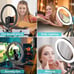 12'' Ring Light with 50'' Extendable Tripod Stand, LED Circle Lights