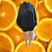 L.L. Bean 100% Cotton Full Zip Black Knit Sweater Size Medium