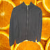 L.L. Bean 100% Cotton Full Zip Black Knit Sweater Size Medium