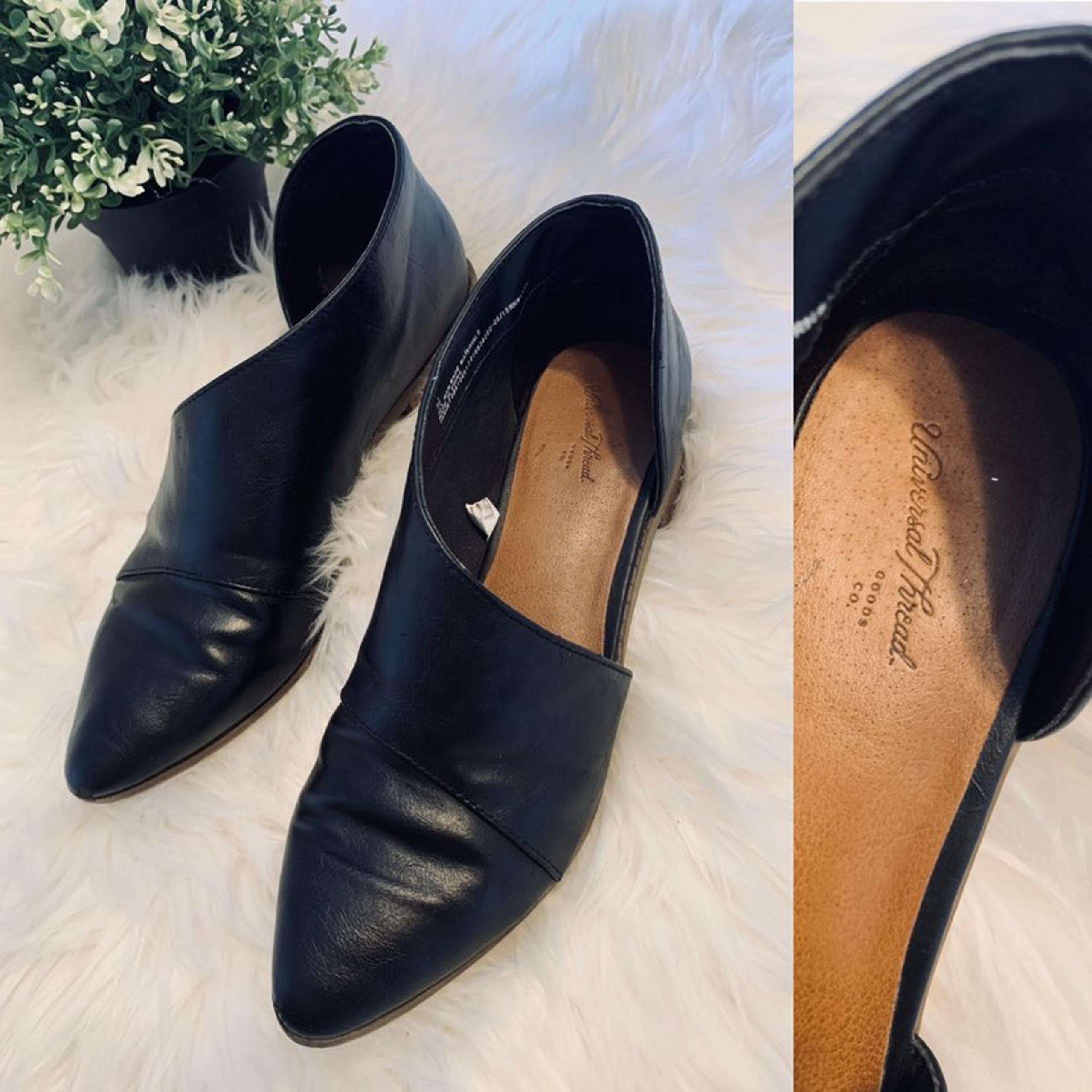 Universal Thread Mules black Patent 7.5