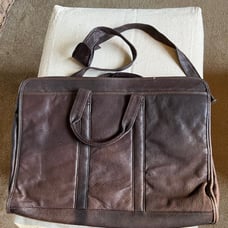 Protocol Brown Leather Briefcase