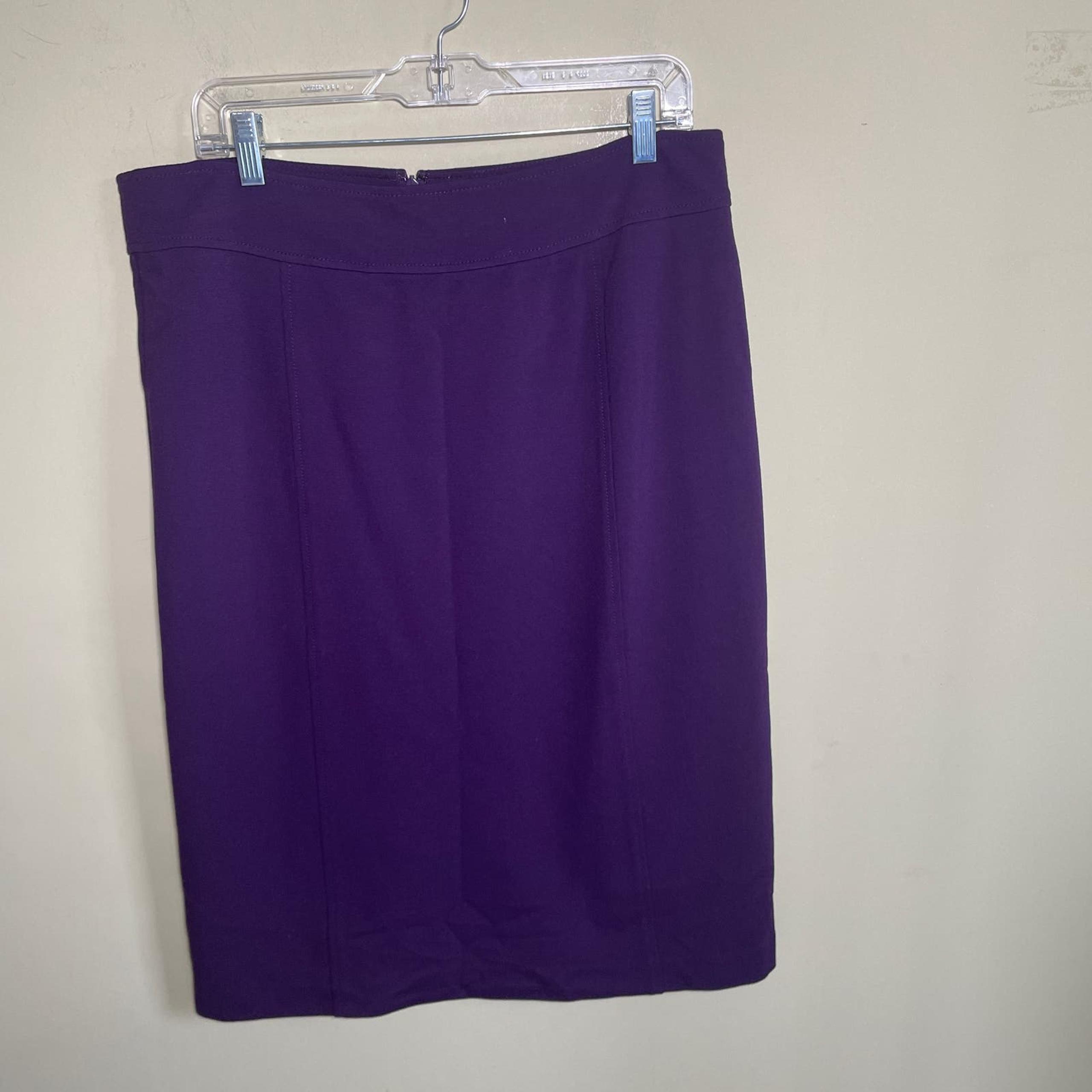 PURE Collection Straight Pencil Skirt Purple Size 12