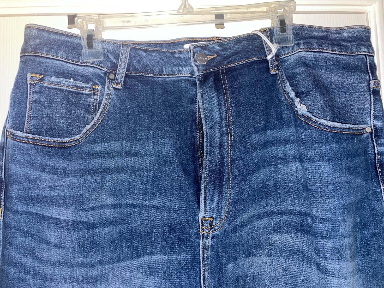 RISEN 5075 Stretch Relaxed Fit Denim Jeans ~ Dark Blue 3XL NWT
