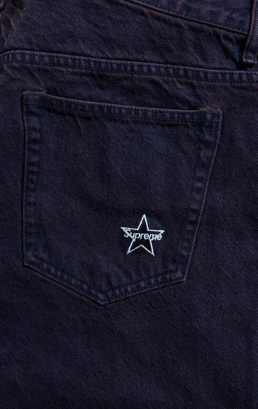 Supreme 25SS Regular Jean Overdye Red size 34