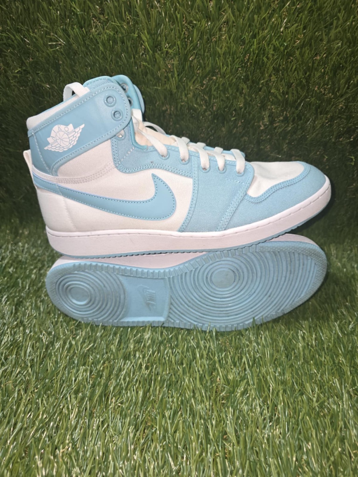 NIKE AIR JORDAN 1 RETRO AJKO 1 HIGH BLEACHED AQUA BLUE-WHITE