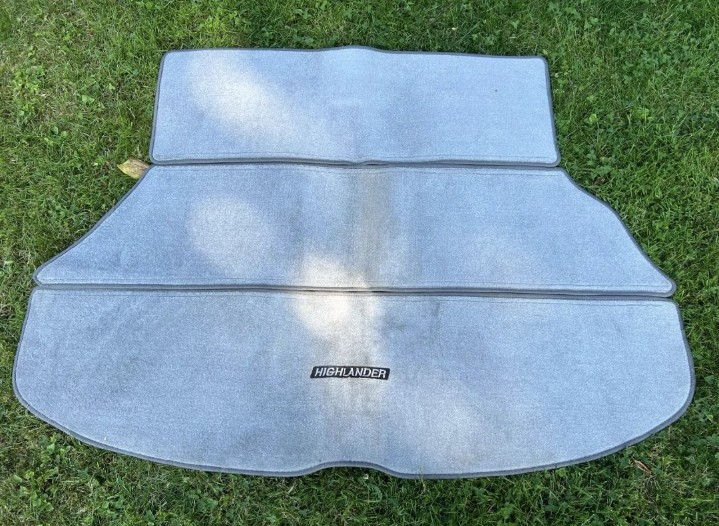 OEM Ash Gray Cargo Mat Carpet Liner For Toyota Highlander 2001-2007