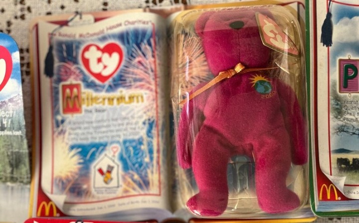 Millennium the Bear RHC Mc Donald’s Ty Beanie Babies McDonalds 2000 Ty Beanie