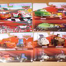 Disney Pixar Cars - 2 Packs - Lot of 4 - w/ Ken Enginoki & Justin Roadritter