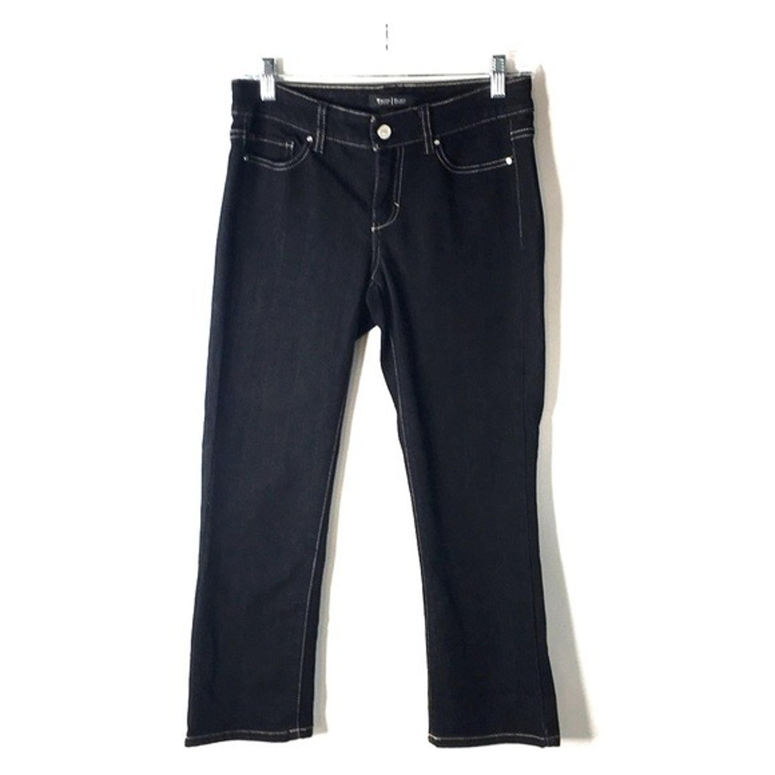 WHBM Jean Crop Size 0 Black *H