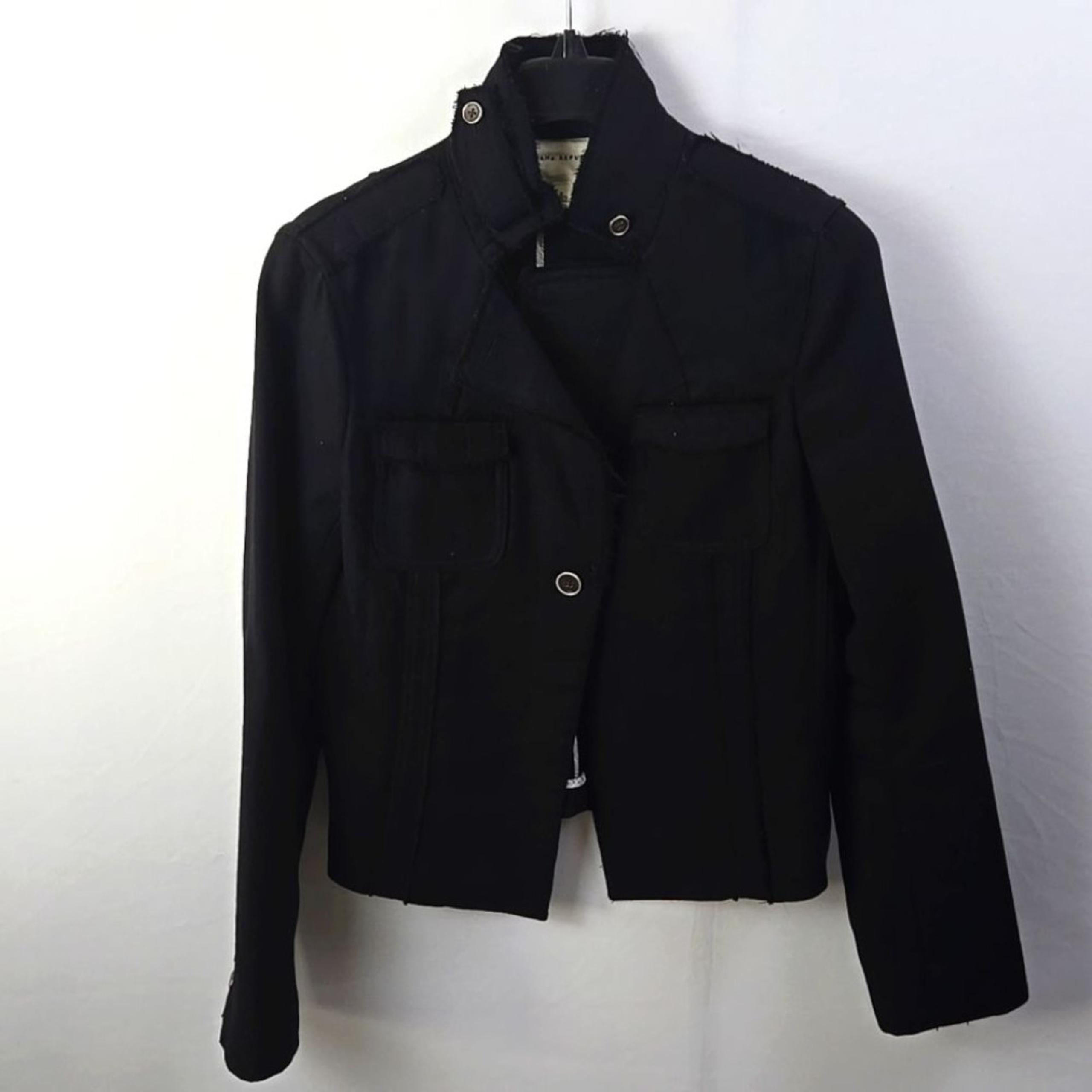 Banana Republic Military Style Women’s Black Jacket Sz 8 Wool Career Work