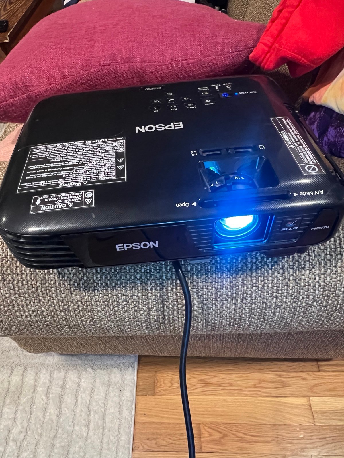 Epson EX5250 Projector with carrying case