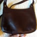1990s Collectible Coach Designer Brown Slim Hipster Saddle Leather Shoulder Bag