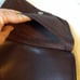 1990s Collectible Coach Designer Brown Slim Hipster Saddle Leather Shoulder Bag