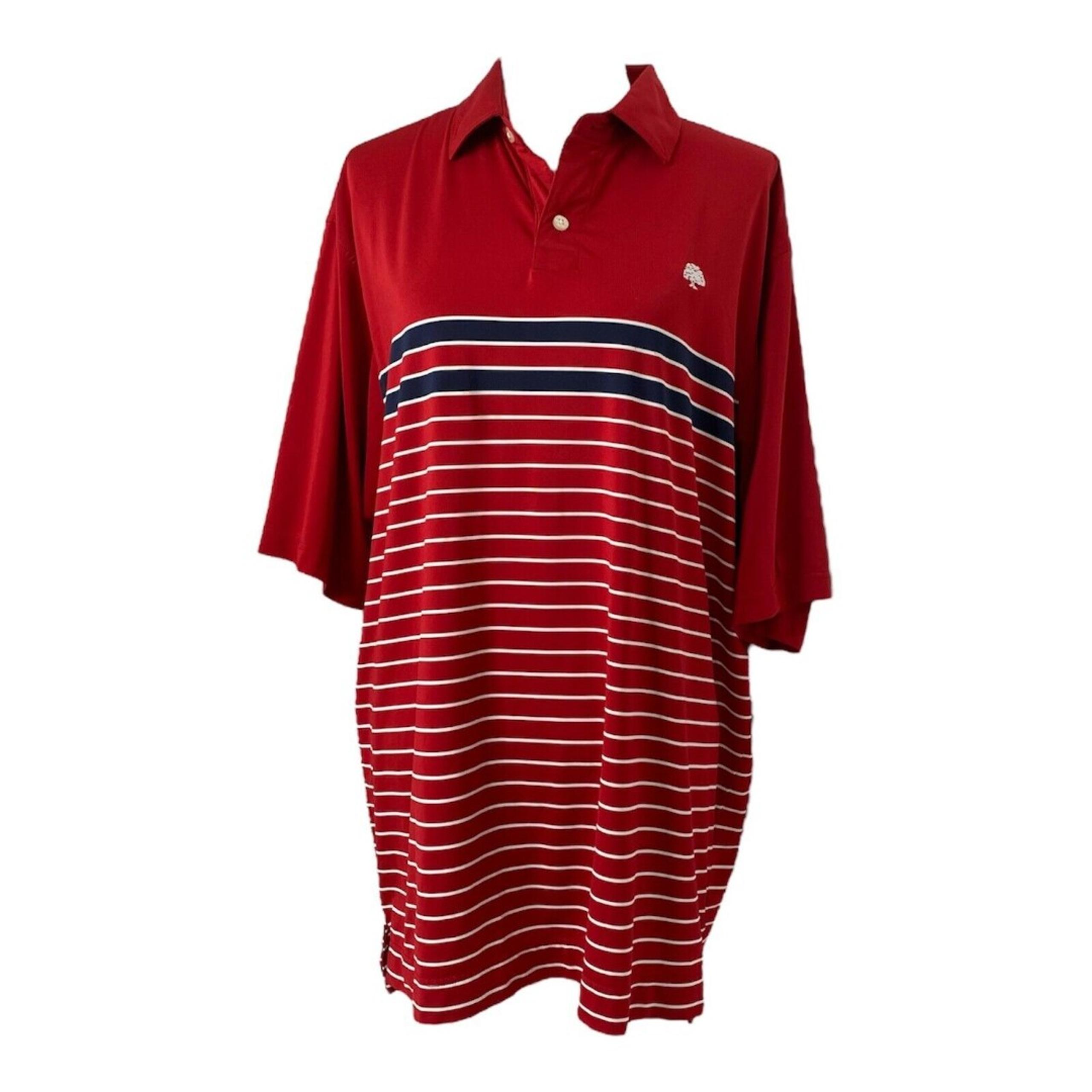 Men’s XL Polo Shirt Footjoy FJ Multicolor Striped Short Sleeve Athletic