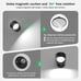 2 Pcs LED Wall Mounted Lights with Remote, 3000mAh Rechargeable Battery Operated