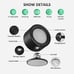 2 Pcs LED Wall Mounted Lights with Remote, 3000mAh Rechargeable Battery Operated