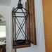 NEW Wall Candle Sconce, Wood Rustic Candle Holder Decorative Candle Lantern