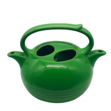 Art Deco Twinspout Tea Master Green W/ No Lid